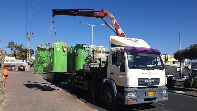 אתר יום יום באילת, כתבה על שרותי המיחזור החדשים באילת